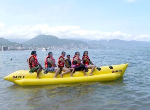 Janeth y familia en puerto Vallarta de vacaciones  en agosto del 2008