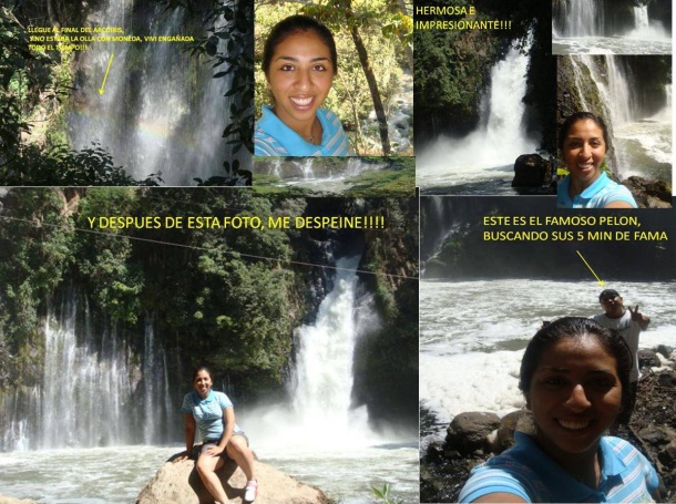 Graciela Herrera Castro en el Parque Barranca de Cupatizio Uruapan, Michoacán