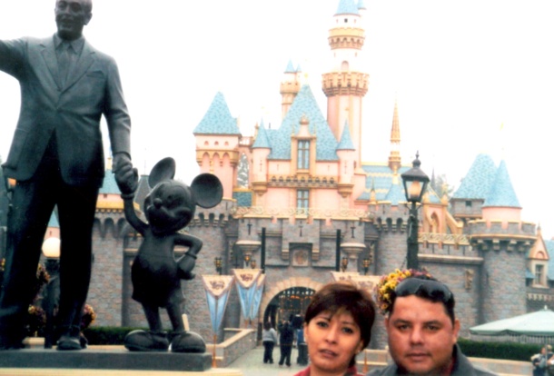 Laura y Jorge de vacaciones en Disney.