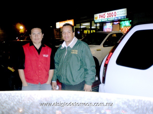 Foto de Los Ángeles California en el barrio coreano hase un año, trabajo de valet parking. Alfredo Berumen Gallegos