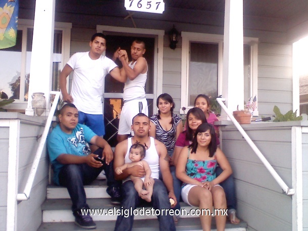 La familia Celestino desde Gilroy, California.