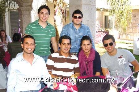 09022009 Héctor Luján, David Galindo, Juan Aldama, Alan Ávalos, Belinda Rodríguez y Luis Baca.