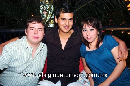 11022009 Héctor Garza, Cristina Rosas y Alex Rodríguez.