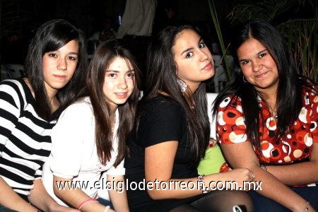 26022009 Mariana González, Frida Guerrero, Nora Arguijo y Ale Peña.