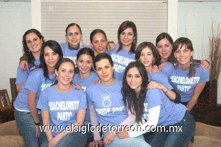 01032009 Elena junto a Adriana, Lydia, Valeria, Usua, Alma, Sambra, Fer, Cristy, Meche, Bárbara y Natalie.