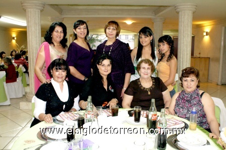 01032009 Olga Marín, Lizeth Jordán, Martha Camacho, Sofía Carrillo, Laura y Carmen, Elena, Andrea y Paola Márquez.