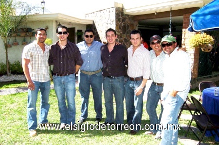 06032009 Sembradores. Nando, Wicho, Silvino, Jorge, José Ramón, José Luis e Iván.