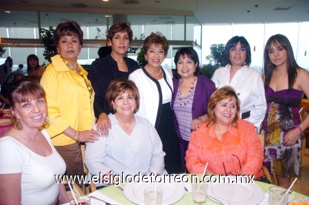 14032009 Elizabeth Ortiz, Sonia Parra, Emma Martínez, Lupita Romo, Elizabeth Olivares, Pilar Bandres, Rocío Galeano, Angie de Bandres y Paty de Rodríguez.