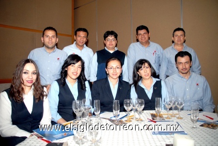 17032009 Dulce García, Cindy Reyna, Judith Gutiérrez, Adriana Flores, Víctor Fierro, Paulo Herrera, Gustavo Ávila, Sergio Arizpe, Felipe Acosta y Eduardo.