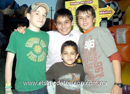 18032009 Alberto Navarro, Daniel Amarante, Rogelio Gómez y Emilio A.