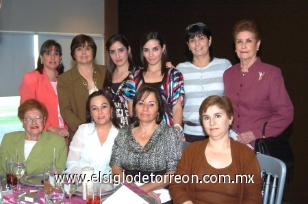 17032009 Tarde de despedida. Consuelo de Dorantes, Tere Cuerda de Stelzer, Mague Cuerda de Llamas, Tere Prado de Falcón, Lilia Llamas de Cepeda, Laura Llamas de Fernández, Lilia Llamas de Rangel, Fernanda Llamas Cuerda, Consue Llamas Sotomayor y Lilia Sotomayor de Aguilar.