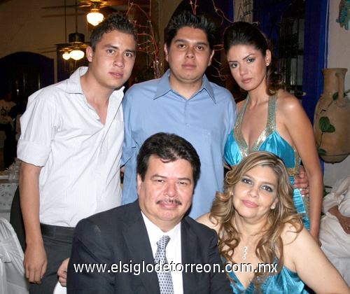 02042009 Gerardo García, Rosa María Olague, Enrique Morán, Claudia Arreola e Iván Soto.