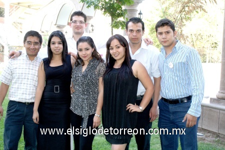 29032009 Alejandro Zúñiga, Delia Domínguez, Ricardo Rangel, Monserrat Carrillo, Raquel Reyes y Mayra García.