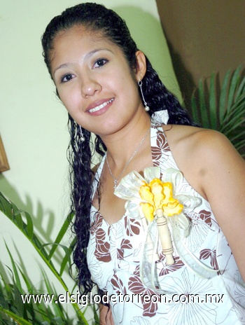 21042009 Gabriela Guerrero Frayre contraerá nupcias el 27 de junio.