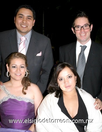 22042009 Luis Urteaga, Ana Pineda, Juan Pablo Martínez y Karla Orozco.