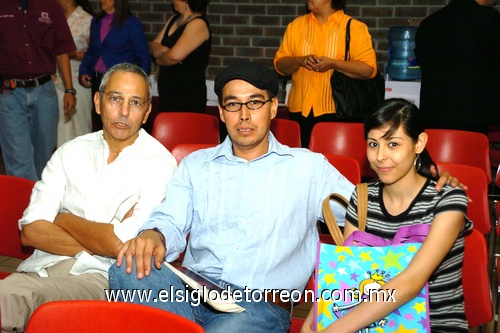 27042009 Jaime Hinojosa, Julio César Félix y Mariana Torres.  EL SIGLO DE TORREÓN / ÉRICK SOTOMAYOR