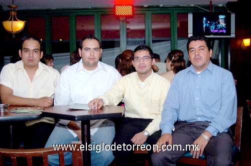 10052009 Ismael García, Aurelio Alvarado, Juan Chávez y Wilivaldo Gutiérrez.