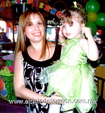 14052009 Lizeth López y Zaphir Andrea en su fiesta de cumpleaños.