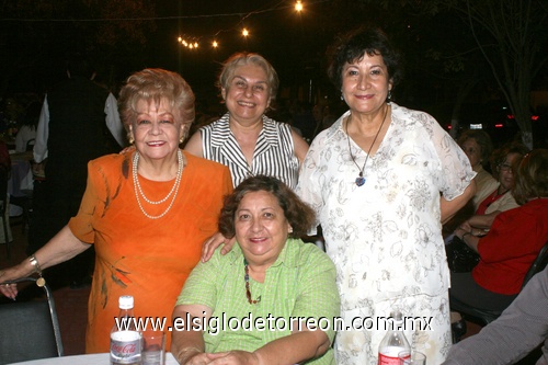 23052009 Rebeca Galindo, Vivi Reyes, Oly Medina y Angélica Aguado.