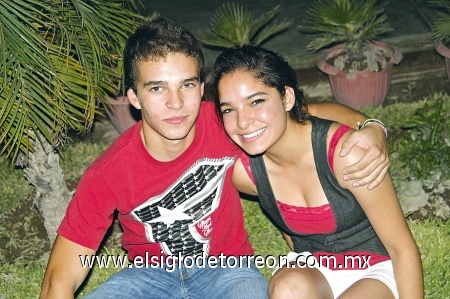 Pablo Torres y Daniela Meza.