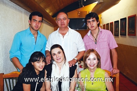 Jorge, Malusa, Marlis, Andres, Luisa y Jorge.