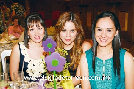 Marcela Silva, Tanne Ganem y Lorena Madrazo.