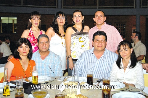 24052009 Olga Leticia, Manuel Muñoz, Roberto Bollaín, Maribel Campos, Mariano Barraza, Ivonne Garza, Nancy Sandoval y Rosy Guzmán.