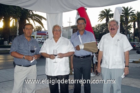 Arturo Niño, José Humberto García, Andrés Fausto e Ignacio Aguirre.