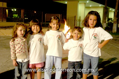 09082009 Camila, Nerea, Valeria, Regina y Pamela.