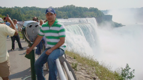 Las cataratas del Niagara en Bufalo, N.Y.