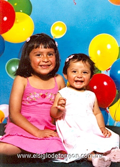 Paola & Alexia en su cumpleaños .