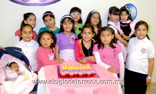 13122009 Kathy Alvarado de la Peña celebró sus ocho años de vida en compañía de sus amiguitas. Es hija de los Sres. Gustavo Alvarado Morales y Mónica de la Peña de Alvarado.