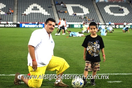 Perico en el estadio de los Rapids