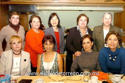 25022010 Amigas. Ceci, Malena, Paty, Luz María, Donna, Lety, Rebeca, Ana Luisa y Chelita.