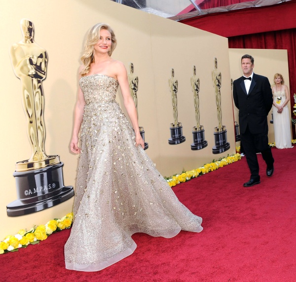 Cameron Díaz a su llegada a la gala de los premios Oscar.