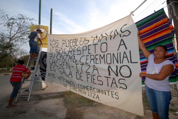 Los artesanos de Chichén Itzá consideran que los conciertos en la zona arqueológica son un agravio a la cultura y al legado maya.