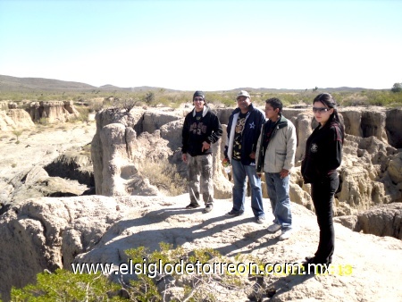 En el desierto. Fotografía enviada por Moisés Galván.