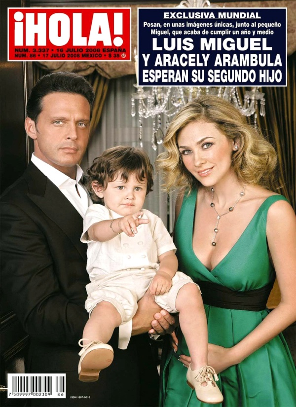 Aracely Arambula debutó como mamá en 2007 y en 2008 nació su segundo hijo, productos de la relación con el cantante Luis Miguel.