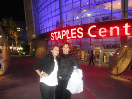 Staples Center Los Angeles en el concierto de  Bon Jovi en Marzo pasado. Fotografía enviada por Angie.