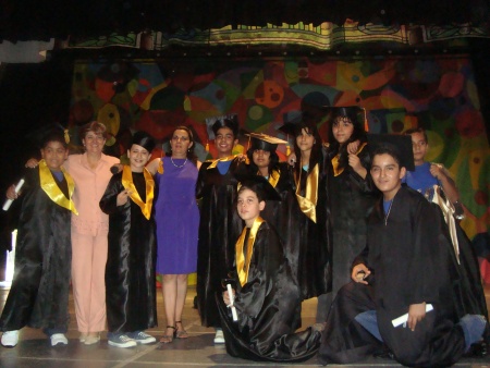 Graduación 6º año el 30 -jun -10 Colegio Lourdes. Fotografía enviada por Coco.