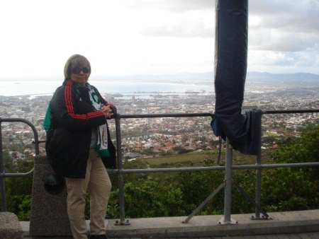 Desde el mirador de Cape Town, South África. Fotografía enviada por Ma. Del Consuelo Muñoz Pérez.