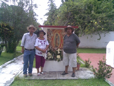 Mis padres de visita en la Antigua Veracruz. Fotografía enviada por José Omar Cruz Mendez