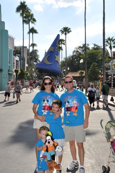 Familia Maricle en Disney 2010. Fotografía enviada por Dalia Maricle.