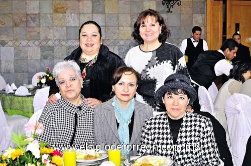 13022011 Ortiz, Lupita Gutiérrez, Austre Bertha Chávez, Graciela Cabañas e Irma Gutiérrez.