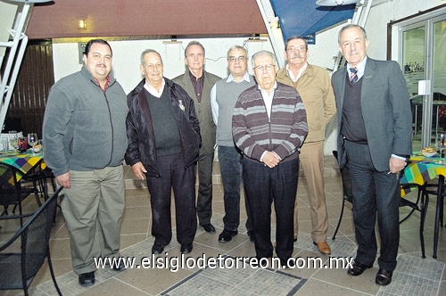 21022011  Ramírez, Juan Estudillo, David Sada Salinas, Raúl Manalla, hermano Gilberto Orozco, Felipe Pérez y Gavilán Torres.