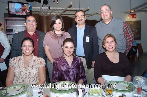 27022011  Ortega, Érika Loera, Martha Romero, Eugenio Tumoine, Diana Fernández, Fernando Orozco y Ricardo Gálvez.