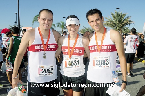 Ramón Luévanos, Olimpia Ramírez y Luis Julia Alcalá y Julio Solís.