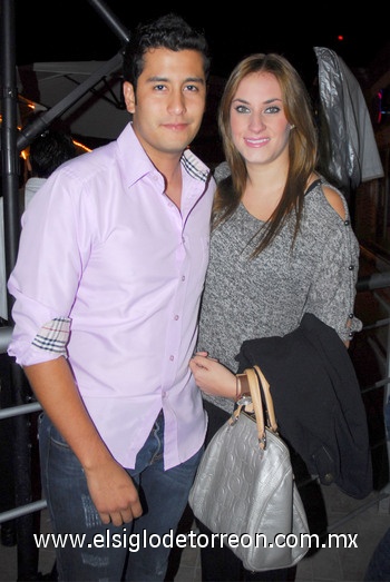 Christian Heredia y Elena Bohigas.