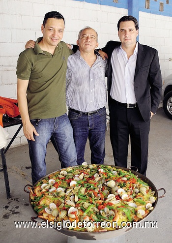 Roberto Méndez, Marcelo y Antonio Ramírez.