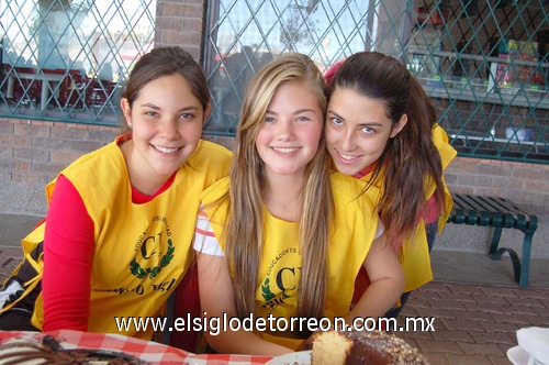 Valeria, Sofía y Paola.